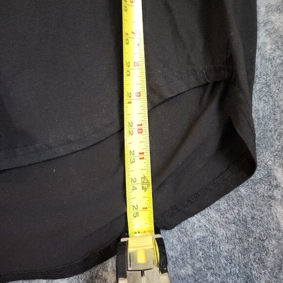 Eleanor Hoodie Jersey V Neck Drawstring Light Weight Black Size XL Pullover EUC - Picture 8 of 8